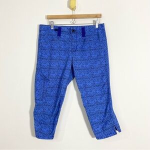 Blue Patterned Women's Pants